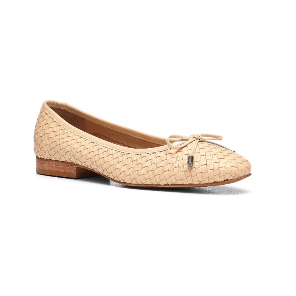 Donald Pliner Women's Juliet Woven Ballet Flat Blush Size 6